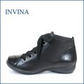 invina　インビナ　iv3303bl　ブラック　【新鮮・ラウンドソールで・・楽らく 歩き放題・・invina・・可愛い ひもひもアンクル】