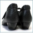 画像5: ビジェバノ パンプス  vigevano  vg7004bl　ブラック　【イタリアモダンな手作りシューズ・ビジェバノ 靴  おしゃれな型押しレザーのベルトパンプス】