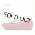 ASHLINE　アシュライン　as18082re レッド　【馴染むレザーと巾広設計・履きやすさ満点！ashline・ピタッとするスリッポン】