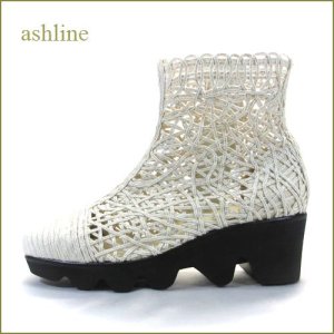 画像1: ashline アシュライン as2130iv アイボリー　【合わせやすい可愛い長さ・上品なデザイン。 ashline　コードレース・ショートブーツ】