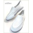 画像4: ASHLINE　アシュライン　as2283wt　ホワイト　【包み込む感じが快適！おしゃれなストーンのソール　ashline・柔らかいレザーのスリッポン】