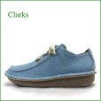 画像1: Clarks　クラークス　cl014bugy　ブルーグレイ　【リピーター様に愛される・足にやさしい履き心地・Clarks オブリックトーのマニッシュ】 (1)