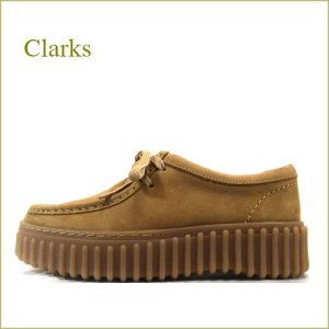 画像1: Clarks クラークス　Torhill Bee cl852ta タン　【人気の厚底スタイル！　快適な衝撃吸収インソール　CLARKS　ワラビー】