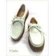 画像4: Clarks クラークス　Torhill Bee cl852wt ホワイト　【人気の厚底スタイル！　快適な衝撃吸収インソール　CLARKS　ワラビー】