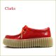 Clarks クラークス　Torhill Bee cl899re レッドエナメル　【人気の厚底スタイル登場！　快適な衝撃吸収インソール　CLARKS　ワラビー】