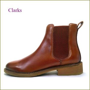 画像1: Clarks クラークス　cl915ta タンブラウン　【きれいでバランスの良いトゥ・クッション性をアップのインナーソール　CLARKS サイドゴアブーツ】