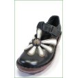 画像2: エスタシオン靴 estacion et072bla　ブラック　【ワクワク元気。。エスタシオン靴・・・・カラフル・・可愛い！花花 ヒールアップ】