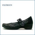 FIZZREEN　フィズリーン　fr2529bl　ブラック　【どんどん歩ける快適ソール・・柔らかフィット・fizzreen　ベルト パンプス】