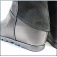 画像6: fizz reen フィズリーン fr3760bl ブラック　【美脚シークレットソールと・・・極厚クッション中敷き・・FIZZREEN・・ 楽らく シンプル・ブーツ】