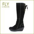 画像1: FLY LONDON フライロンドン fy327006bl ブラック　【フライのリボン・ロングブーツ・FLY LONDON YUST・・足を包む履き心地】 (1)