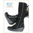 画像4: FLY LONDON フライロンドン fy327006bl ブラック　【フライのリボン・ロングブーツ・FLY LONDON YUST・・足を包む履き心地】