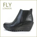 FLY LONDON YOSS フライロンドン ヨス　fy500431bl ブラック　【フライのコンフォートサイドゴア・FLY LONDON YOSS・足を包む最高の履き心地】