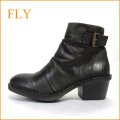 FLY LONDON  フライ ロンドン　fy897dn モカブラウン　【いい革＆いい色・包む感じの履き心地・FLY・快適なショートブーツ】