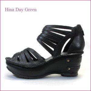 画像1: HINA DAY GREEN ヒナデイグリン　hi4475bl ブラック 【可愛いボリューム・安心のふわふわクッション・ hina ほっとするブーツ・サンダル】