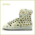 画像1: INVINA　インビナ iv2009bg 　ベージュフラワー　【優しい気持ちになれる 可愛い 小花模様・　INVINA　スウィートなショートブーツ】 (1)