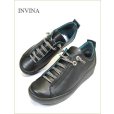 画像4: INVINA　インビナ iv2560bl 　ブラック　【少し厚底のシンプルなデザイン・INVINA　歩行に優しいインソールのレザースニーカー】