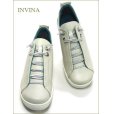 画像4: INVINA　インビナ iv2560lgy 　ライトグレイ　【少し厚底のシンプルなデザイン・INVINA　歩行に優しいインソールのレザースニーカー】