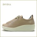 INVINA　インビナ iv2560sp 　サーモン　【少し厚底のシンプルなデザイン・INVINA　歩行に優しいインソールのレザースニーカー】