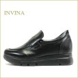 画像1: INVINA　インビナ iv50284bl 　ブラック【外反母趾対策の厚層インソール　締めつけない幅広４E　INVINA　シンプル ローファー】 (1)