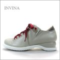 INVINA インビナ iv2217iv 　アイボリー　【リラックス効果インソール・・新感覚のアウトソール。INVINA　可愛いレースアップマニッシュ】