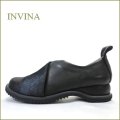 INVINA　インビナ iv2219Abl 　ブラック　【新鮮な可愛い大きめプルバック・・新感覚のアウトソール。INVINA　マニッシュなスリッポン】