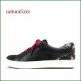 画像1: naturalizer ナチュラライザー na677bl ブラック　【よく馴染むヒツジ革レザー！可愛いコンビカラー。naturalizer シンプル・スニーカー】 (1)