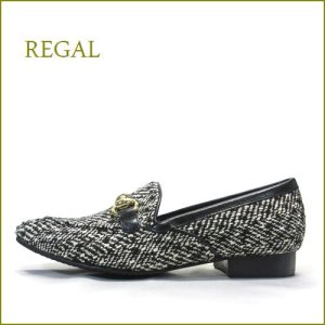 画像1: REGAL リーガル　re61blf ブラックＦ　【女性らしいスタイリッシュな・優しいフォルム　REGAL　ビットローファー パンプス】