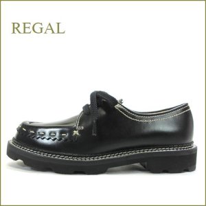 画像1: REGAL リーガル　reF13Nbl ブラック　【足を包み込む感じで履きやすい。REGAL 可愛いチロリアンシューズ】