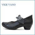 ビジェバノ パンプス  vigevano  vg7004bl　ブラック　【イタリアモダンな手作りシューズ・ビジェバノ 靴  おしゃれな型押しレザーのベルトパンプス】