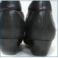 画像6: ビジェバノ パンプス  vigevano 　vg7025bl　ブラック 　【靴職人手作りの１足・・小意気なパンチング素材・　vigevano ベルトパンプス】