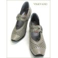 画像4: VIGENOVA ビジェバノ　vg7025dgy　ダークグレイ　【靴職人手作りの１足・・小意気なパンチング素材・　vigevano ベルトパンプス】
