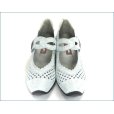 画像9: ビジェバノ パンプス  vigevano 　vg7025wt　ホワイト　【靴職人手作りの１足・・小意気なパンチング素材・　vigevano ベルトパンプス】
