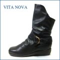 vita nova  ビタノバ vt6534dn ダークブラウン　【しっとり高級やわらかレザーのワンクラス上の履き心地】