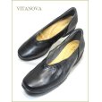 画像4: vitanova  ビタノバ  vt8360bl  ブラック　【小足にみせる 深めのＶカット・・バツグンの軽さとクッション。vitanova シンプル パンプス】