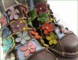 画像7: エスタシオン靴 estacion  et1452br　ブラウンマルチ　【フワッと感じるオザブ・クッション！ エスタシオン・・お花畑のかわいいアンクル】 (7)