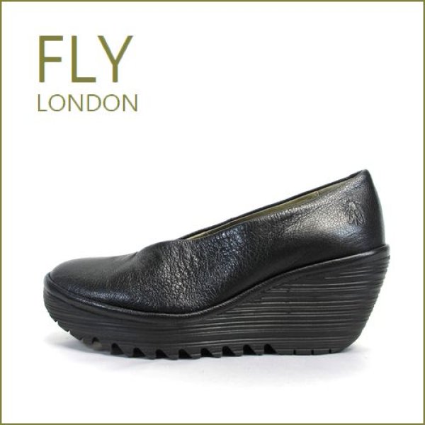 画像1: FLY LONDON ＹAZ フライロンドン ヤズ　fy500025bl ブラック　【フライのコンフォートパンプス・FLY LONDON・足を包む履き心地】【レディース】 (1)