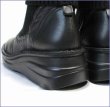画像6: put's靴　プッツ　pt8172bl ブラック 【足裏に優しい 快適クッション・・ put's靴 かわいい丸さの・・すっきりニットブーツ】 (6)